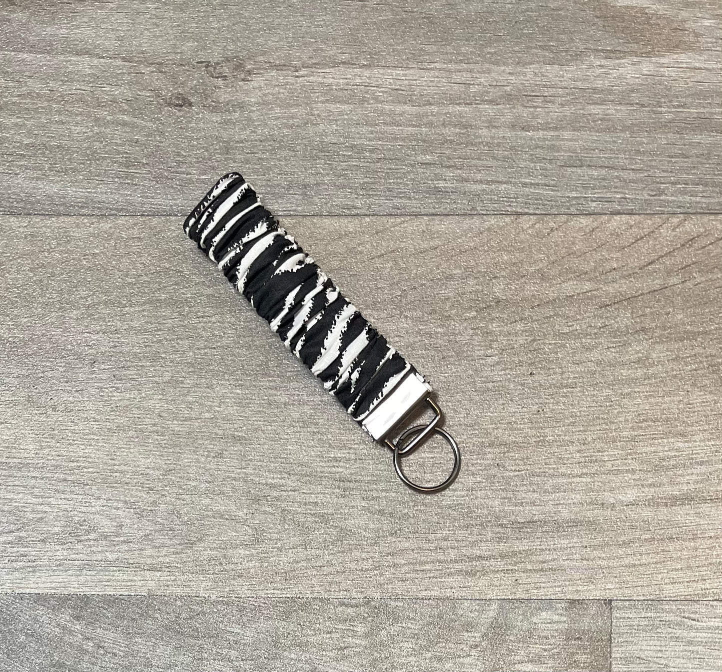 Zebra Scrunchy Wristlet